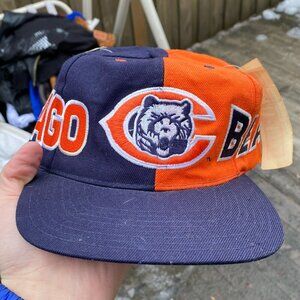 BNWT 90S Chicago Bears NFL CCM Baseball Hat Cap Embroidered